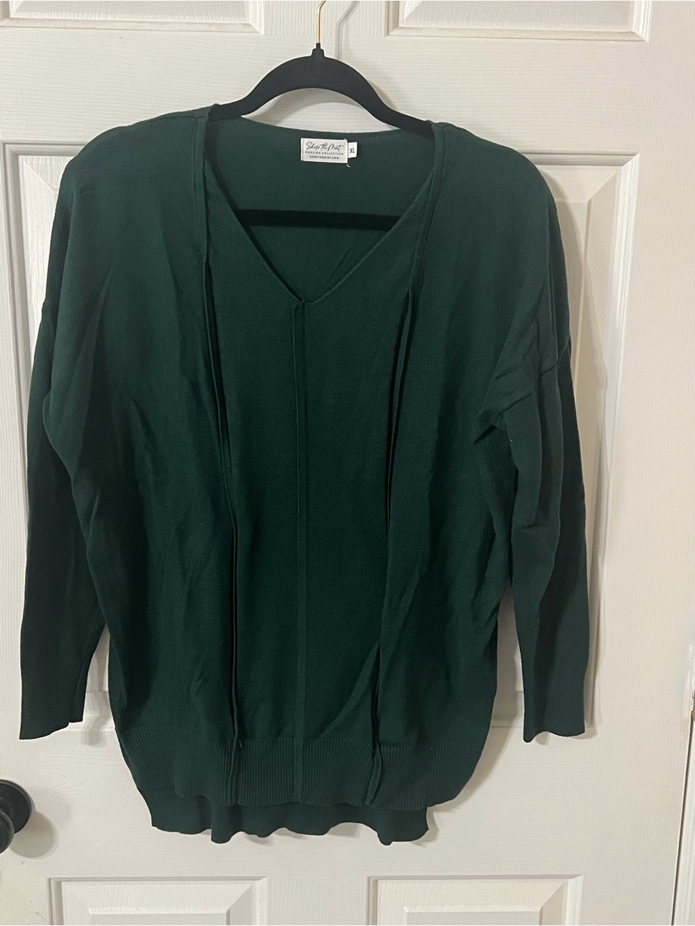 Womens Shop the Mint Baby Nursing Zip Sweater Dark Green Lightweight Winter Fall